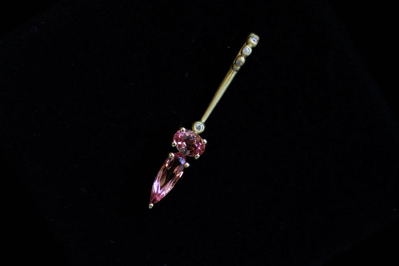 Pink Tourmaline Gem Pendant