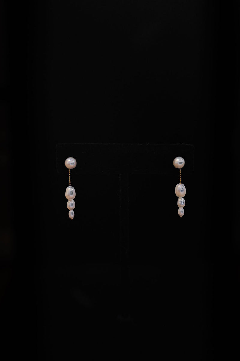 Petite Palazzo Pearl Earrings