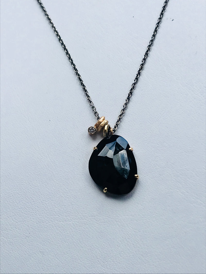 Multi Strand Black Spinel Necklace – Dandelion Jewelry