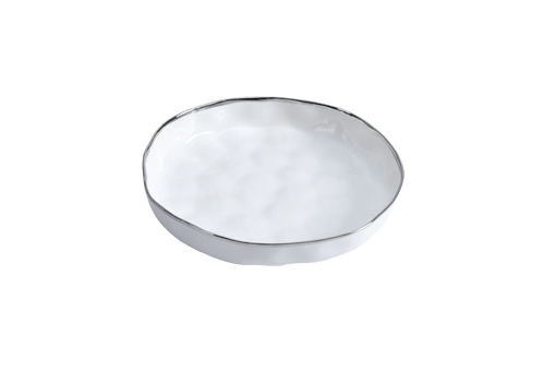 Porcelain Round Bianca Platter